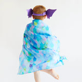 Blue Dragon Playsilk, 35 x 35 inches