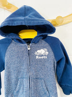 Blue Heather Zip Hoodie, 3 years