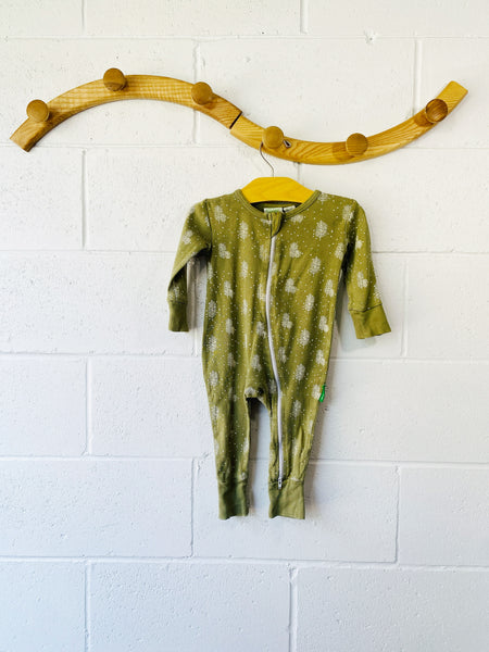 Parade Organics Green Pine Trees Playsuit 6-12 months