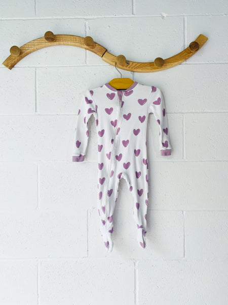 ZippyJamz Hearts Sleeper, 9-12 months