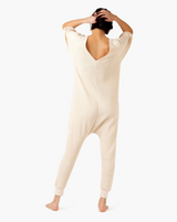 Black Slouchy Waffle Jumpsuit, Women’s XL
