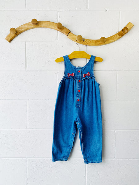 Vintage Denim Romper, 24 months