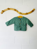 Green Quilted Jacket, 18-24 months