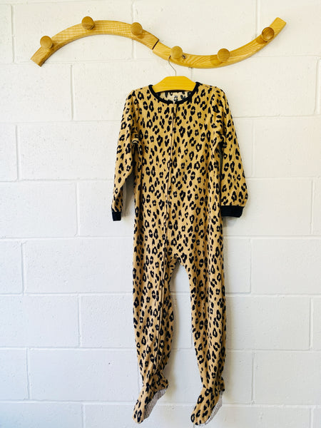 Leopard Fleece Sleeper, 6 years