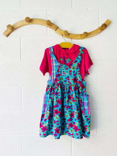 Vintage Floral Skirtall + Tee, 6 years