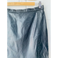 Black Leather Skirt, Women's Size MED/LG (11/12)