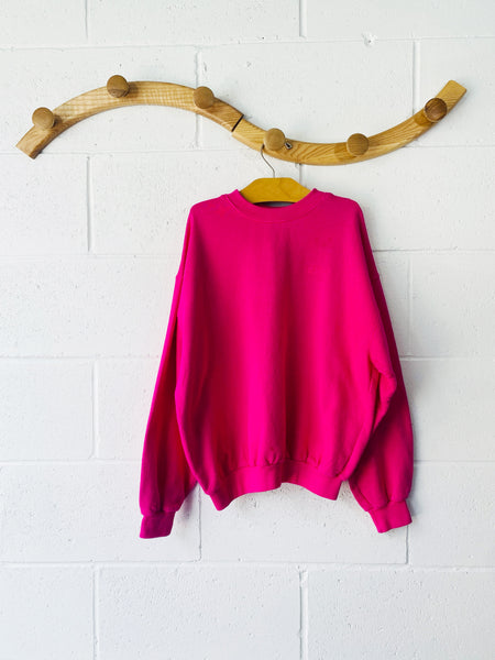 Vintage Bright Pink Sweatshirt, 7 years