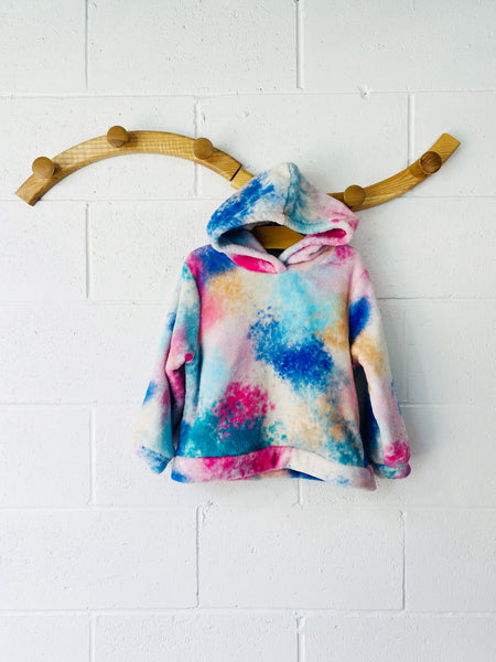 Fuzzy Pullover Hoodie, 4-6 years