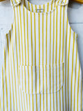 Yellow Stripe Romperall, 12-18 months