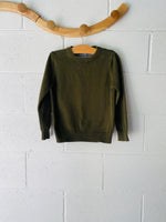 Olive Green Sweater, 5 years (120)