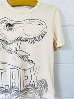 TRex tee, 6-8 years