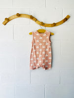 Parade Organics Pink Swans Romperall, 12-18 months