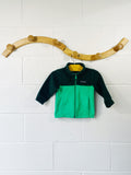 Shades of Green Fleece Zip, 6-12 months