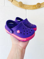 Purple Classic Clog, size 4/5