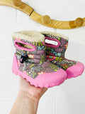 Bogs Floral Snow Boots, size 8