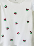 Sparkle Cherry Top, 4-6 years