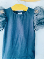 Tulle Pouf Sleeves Top, 7 years