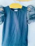 Tulle Pouf Sleeves Top, 7 years