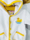 Vintage Ducky Towelling Jumpsuit, 6-9 months