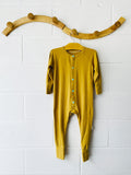 Dark Mustard Romper, 3-4 years