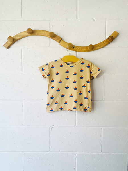 Bobo Choses Sailboat Tee, 24 months