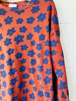 Funky Flowers Long Sleeve, 9 years