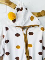 Polka Dot Bunting Suit, 6-12 months