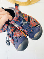 Keen Orange + Blue Seacamp Sandals, youth size 2