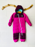 Shades of Pink Puff Down Snowsuit, 18-24 months