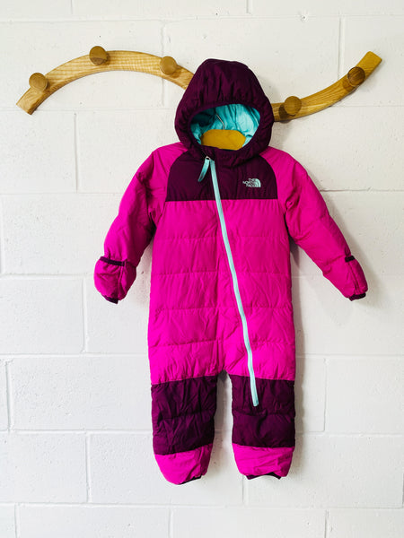 Shades of Pink Puff Down Snowsuit, 18-24 months