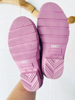 Mauve Short Rain Boots, size 13