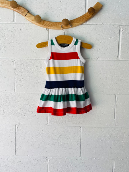 HBC Stripes Dress, 6-12 months