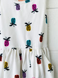 Funky Pineapples Dress, 4-5 years