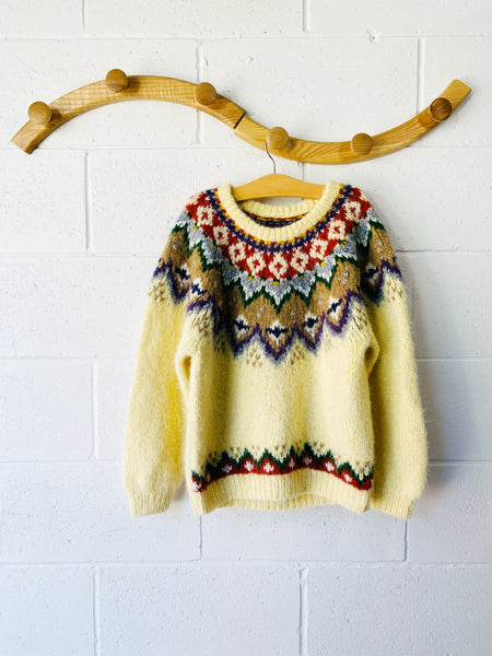 Fair Isle Knit Sweater, 10-12 years