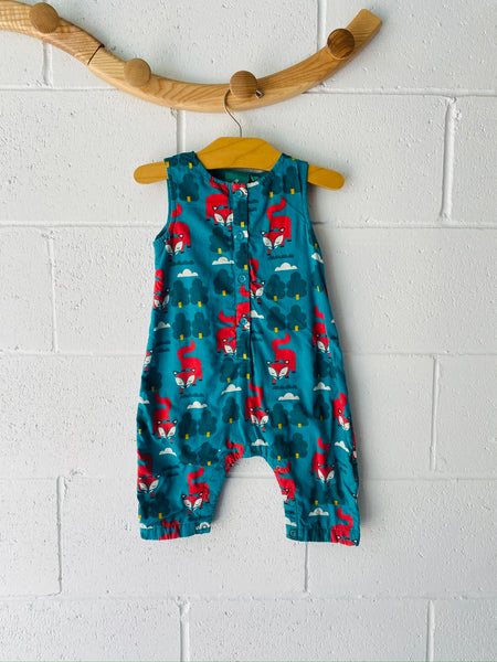 Sleepy Fox Romper, 9-12 months