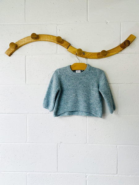 Seafoam Boxy Sweater, 9-12 months