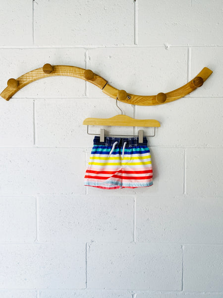 Bright Stripes Swim Trunks, 6 months