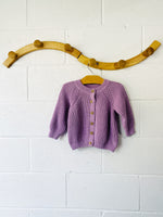 Lilac Chunky Cardigan, 24 months