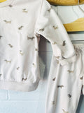 Cream Doggie Lounge Set, 9-12 months