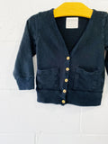 mini mioche Black Jersey Cardigan, 2 years