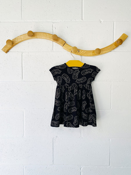 Hot Dog Dress, 6-9 months