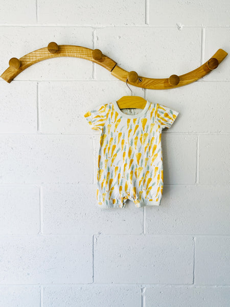 Carrot Romperall, 3-6 months