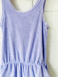 Lilac Terrycloth Romper, 8-9 years (MED)