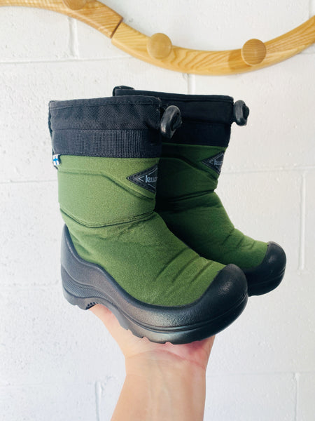 Kuoma Green Winter Boots, size 7 (23)