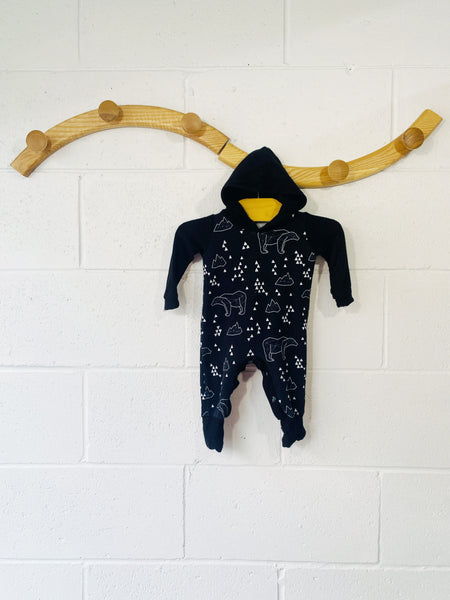 Northern Constellations Romper, 3-6 months