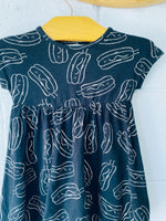 Hot Dog Dress, 6-9 months
