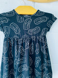 Hot Dog Dress, 6-9 months