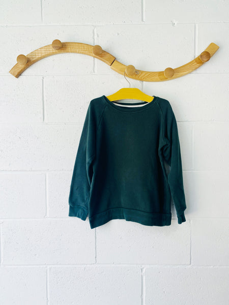 mini mioche Forest Green Sweatshirt, 7-8 years