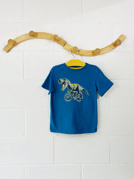 Big Dino Little Bike Tee, 6 years