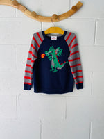 hanna andersson Dragon Sweater, 4 years (100)